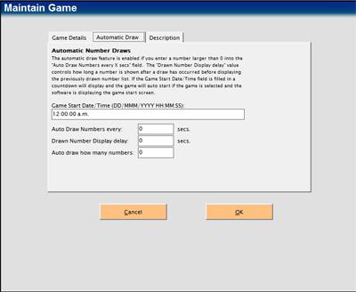 Gamemanager automatic draw