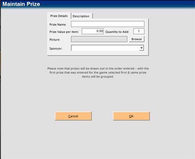 Maintain Prize