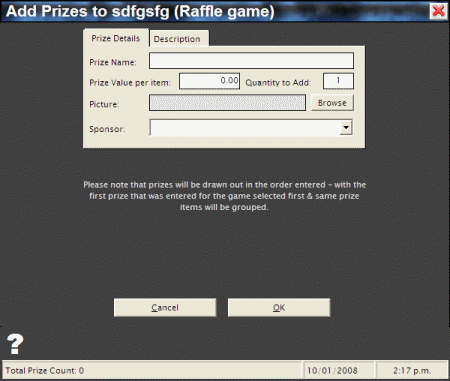 Prize Details